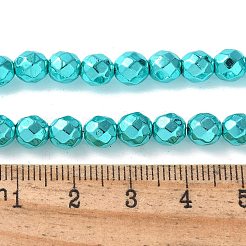 Galvanisierte synthetische nichtmagnetische Hämatitperlenstränge&nbsp;G-B132-B01-01F