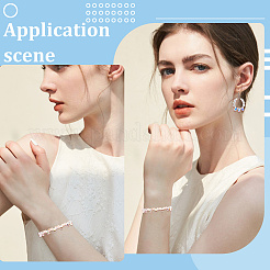 400 шт. Прозрачные стеклянные бусины GGLA-LT0001-01