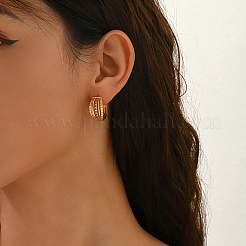 Латунные кольца серьги обруча CL2799