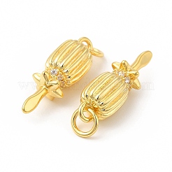Стойки обшивки латунь микро проложить Циркон подвеску KK-I699-06G