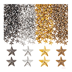 400 cabochon in ottone 4 colori&nbsp;KK-PH0010-76