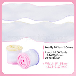 Ruban polyester 20 mètre 2 couleurs&nbsp;OCOR-TA0003-66A