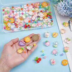 Kits de cabochons en résine et perles acryliques&nbsp;DIY-ME0002-58