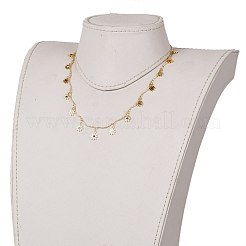 Ожерелья с подвесками из латуни и эмалью&nbsp;NJEW-JN03222