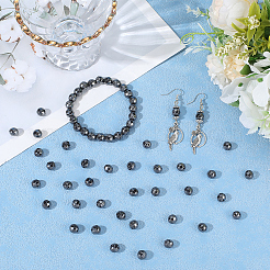 60 шт. немагнитные синтетические гематитовые бусины G-BBC0001-54