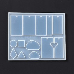 Силиконовые Молды для кулонов геометрической Молды&nbsp;LS-DIY-D076-04