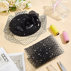 Polyester-Mesh-Tüllstoff&nbsp;DIY-WH0671-348A