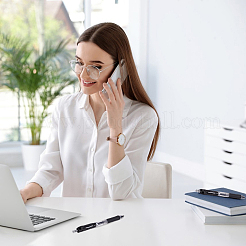 9шт 3 цвета пластиковые ручки-роллеры AJEW-GF0006-95