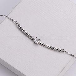 Элегантное минималистичное женское ожерелье с косточкой из нержавеющей стали 304&nbsp;RW6417