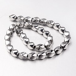 Electroplate non magnetici ematite sintetico fili di perline&nbsp;G-F300-11B-01