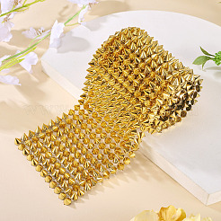 1 ярд 12-рядный смоляной шип-конус с плоской задней частью в стиле панк-рок FIND-TA0006-73B