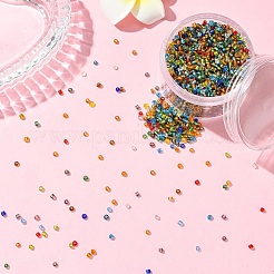 200 г стеклянных бусин&nbsp;SEED-YW0002-85C