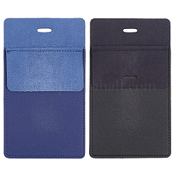 2 trousse à stylos rectangulaire en cuir PU&nbsp;AJEW-CL0006-56