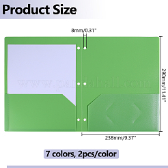 7 cartellina portadocumenti in plastica&nbsp;AJEW-WH0410-258