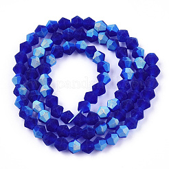 Имитируют нити бус из матового стекла из австрийского хрусталя EGLA-A039-T4mm-MB06