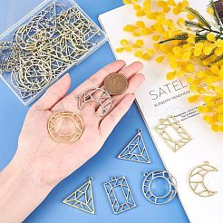 Подвески с открытой спиной в виде котенка из полого сплава PALLOY-OC0002-64