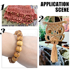 200 шт деревянные бусины WOOD-SP0001-59