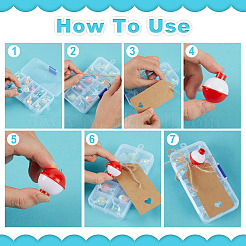 30 шт. пластиковый поплавок в форме шара&nbsp;FIND-TW0001-01