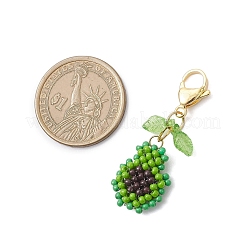 Подвесные украшения из стеклянных бусин ручной работы&nbsp;HJEW-MZ00357