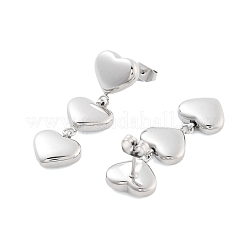 Серьги-гвоздики из нержавеющей стали 304 EJEW-S226-10P-01