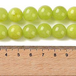 Fili di perline di calcite verde naturale&nbsp;GG-NH0008-A01-12mm-02