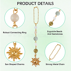 Подвески из натуральных камней&nbsp;HJEW-WH20019-01G