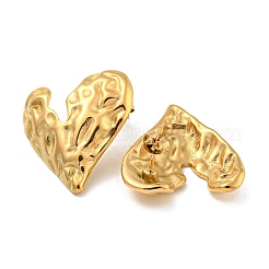 Серьги-гвоздики из нержавеющей стали 304 EJEW-B039-02G