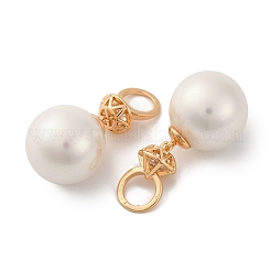 Покрытие стойки латунь микропаве прозрачные подвески из кубического циркония KK-B103-02A-G