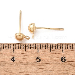 Accessoires de clous d'oreilles en laiton&nbsp;LS-KK-G604-01G-01