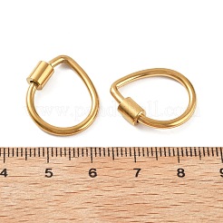 Карабин с замком из нержавеющей стали 304 STAS-C092-01B-G