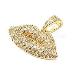 Pendentifs en laiton zircon cubique transparent&nbsp;KK-H270-03G