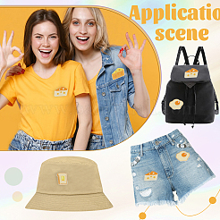 20 шт. 4 стиля полиэстеровой вышивки нашивные на ткань заплатки PATC-GA0001-79