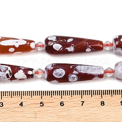 Природные пожары треск агат бисер нитей&nbsp;G-K393-F01-10x30
