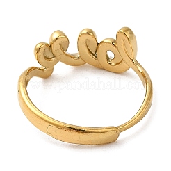 Кольца из нержавеющей стали 304&nbsp;LS-AJEW-Z009-01C-G