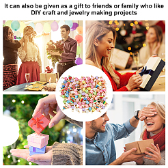 100 шт. полосатая смоляная соединительная подвеска&nbsp;FIND-DC0002-40