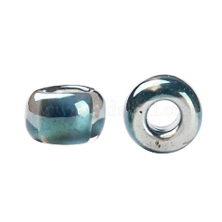TOHOラウンドシードビーズ  日本製シードビーズ  （デニムブルーの裏地付きクリスタルレインボー1852)枚  8/0  3mm  穴：1mm  約222PCS /ボトル  10 G /ボトル&nbsp;SEED-JPTR08-1852