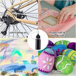 Полиэтиленовые бутылки с аппликатором с черным наконечником FIND-WH0152-80