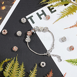 20шт 2 цвета латунные бусины&nbsp;RB-AR0001-07