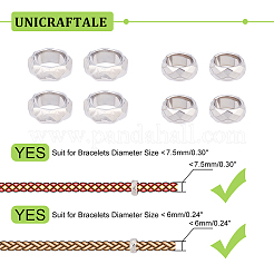 20 шт. 2 стиля 304 нержавеющая сталь разделительные бусины&nbsp;STAS-UN0041-15