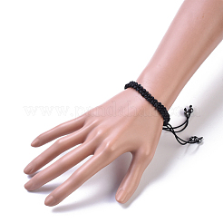 Nylon réglable bracelets cordon tressé&nbsp;BJEW-JB04415-01