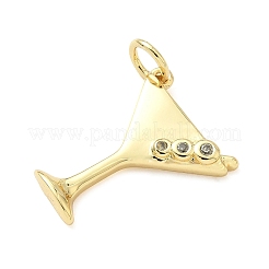 Латунные микро проложить кубического циркония подвески&nbsp;KK-Z120-57A-G