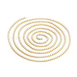 Матовые латунные цепочки ручной работы с бисером CHC-L044-02MG