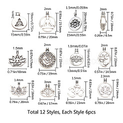 Сплавочные подвески тибетского стиля&nbsp;TIBE-SC0001-11AS