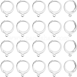 80 pieza de accesorios para pendientes de palanca de acero inoxidable 304&nbsp;STAS-BBC0006-83S