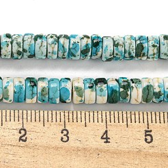 Синтетические бирюзовые бусины G-H060-02B-07