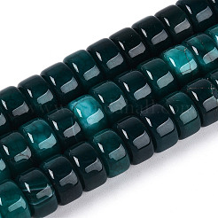 Окрашенные естественный агат бисер пряди&nbsp;G-T143-17K