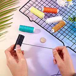 6 рулон плоских вощеных полиэфирных шнуров 6 цветов&nbsp;YC-TA0001-08C