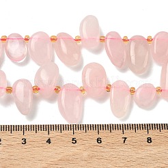 Природного розового кварца нитей бисера&nbsp;G-P604-A21-01