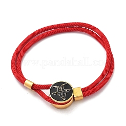 Bracelets multibrins en cordons nylon constellation&nbsp;BJEW-U016-01B-08