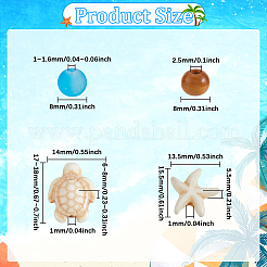 DIY-Set zur Herstellung von Armbändern aus synthetischem Türkis und Magnesit&nbsp;DIY-SC0029-02